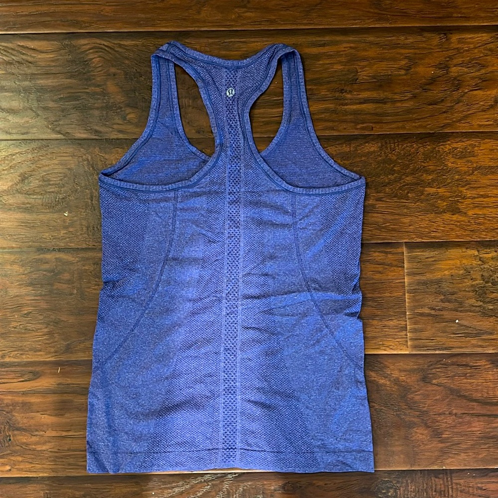 Lululemon Purple Racerback Tank Top - Picture 2 of 2